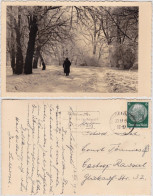 Ansichtskarte  Winterlandschaft (Stempel Düsseldorf) 1934 Privatfoto - Zonder Classificatie