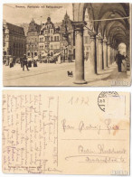 Ansichtskarte Bremen Marktplatz Mit Rathausbogen 1918 - Bremen