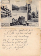 Ansichtskarte Goslar Achtermann, Makrplatz Und Straße 1914 - Goslar