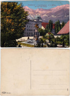 Innsbruck Leopoldbrunnen, K. K. Hofburg Mit Frau Hitt-Gerbirge 1911 - Innsbruck