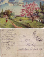 Ansichtskarte  Herzlichen Glückwunsch Zum Geburtstage 1914 Prägekarte - Birthday