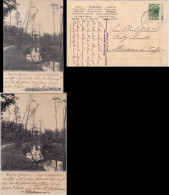 Postcard Teplitz-Schönau Teplice Partie Im Schloßgarten 1908 - Tchéquie