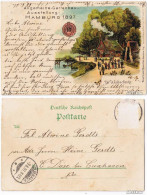 Ansichtskarte Hamburg Allgemeine Gartenbau Austellung 1897 - Litho 1897 - Autres & Non Classés