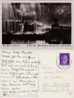 Ansichtskarte Koblenz Beleuchtung Am Deutschen Eck 1942  - Koblenz
