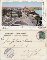 Altstadt-Dresden Blick über Den Theaterplatz - Richtung Friedrichstadt 1906 - Dresden