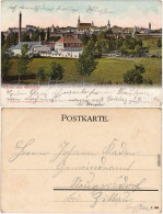 Ansichtskarte Bautzen Budyšin Partie An Der Stadt Mit Fabrikanlage 1907  - Bautzen