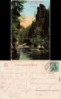 Postcard Jonsdorf (CZ) Janov Partie Im Edmundsklamm 1910  - Tchéquie