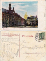 Ansichtskarte Chemnitz Rathaus Und Dresdner Bank 1906  - Chemnitz