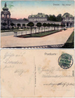 Ansichtskarte Innere Altstadt-Dresden Partie Im Zwinger 1910  - Dresden