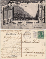 Ansichtskarte Berlin Winterkarte - Straßenpartie - Neujahr 1915  - Other & Unclassified