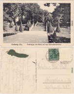 Freiberg (Sachsen) Freitreppe Mit Blick Auf Das Schwedendenkmal 1913  - Freiberg (Sachsen)