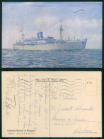 BARCOS SHIP BATEAU PAQUEBOT STEAMER [ BARCOS # 05114 ] - PORTUGAL COMPANHIA COLONIAL NAVEGAÇÃO PAQUETE MOÇAMBIQUE 1959 - Passagiersschepen