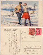 Ansichtskarte  Radost Mládí V Zimé/die Freude Der Jugend Im Winter 1929 - 1900-1949