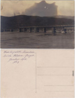 Ansichtskarte  Wiederhergestellte Eisenbahnbrücke 1916  - To Identify