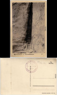 Ansichtskarte Kirnitzschtal-Sebnitz Himmelsleiter Am Kuhstallmassiv 1956  - Kirnitzschtal