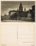 Ansichtskarte Mainz Ludwigstrasse Mit Gutenberg-Denkmal 1920 - Mainz