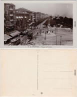 Postales Santander Paseo De Pereda - Winter, Straßenbahn 1940  - Autres & Non Classés