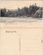 Ansichtskarte Augustusburg Erzgebirge Kurplatz 1902 - Augustusburg
