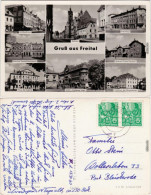 Freital Mehrbildkarte: Kaufhaus, Bahnhof Deuben Und Pottschappel 1960 - Freital