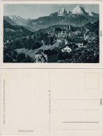 Berchtesgaden Blick Auf Die Stadt Ansichtskarte 1928 - Berchtesgaden