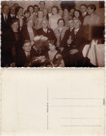 Karls Silberne Hochzeit Privatfotokarte Zeitgeschichte  1928 - Hochzeiten