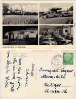 Lutter Am Barenberge 4 Bild: Gaststätte, Tankstelle Und Panorama B Goslar 1958 - Autres & Non Classés