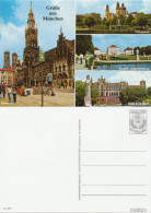 Ansichtskarte München Mehrbildkarte Schloss Nymphenburg Rathaus 1998 - Muenchen