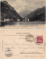 Ansichtskarte Flüelen Blick Auf Die Stadt 1904  - Sonstige & Ohne Zuordnung