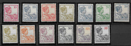 Suriname 1915-26, NVPH 87-99 MH; Kw 62 EUR (SN 3123) - Suriname ... - 1975