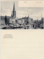 Ansichtskarte Lübeck Partie An Der Trave - Dampferanlegestelle 1913  - Autres & Non Classés