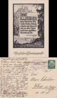 Ansichtskarte  Herzlichen Sonntagsgruß - Zinzendorf 1938 - Musik