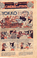 LE CINEMA POUR TOUS- N° 176-1937- YOKO CHEF D' ORCHESTRE-DANCING-EDITIONS MODERNES PARIS -IMPRIMERIE CHASSAING NEVERS - Jeunesse Illustrée, La