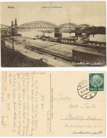 Ansichtskarte Riesa Partie A Der Elbebrücke 1935 - Riesa