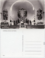 Seelisberg Inneres Der Kirche Foto Ansichtskarte Kanton Uri  1965 - Sonstige & Ohne Zuordnung