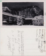 Berchtesgaden Buchdruckerei Fuchs Kriegerdenkmal Fotokarte 1943 - Berchtesgaden