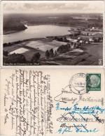 Ansichtskarte Löwenberg (Mark) Luftbild - Linde See 1936  - Loewenberg