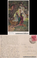 Ansichtskarte  Schneewittchen - Erweckt Aus Sarg Künstler AK O. Kubel 1919 - Fairy Tales, Popular Stories & Legends