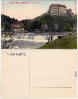 Ansichtskarte Frankenberg (Sachsen) Partie Am Schloß Sachsenburg 1913  - Frankenberg