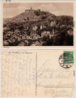 Ansichtskarte Eisenach Blick Auf Die Stadt Mit Der Wartburg 1925  - Eisenach