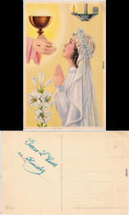  Hochzeit, Abendmahl, Ölampe Mit Kreuz, Frau Im Schleier 1928 - Autres & Non Classés