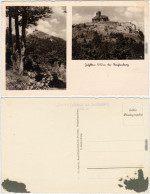 Postcard Reichenberg Liberec 2 Bild: Jeschken Und Jeschkenhaus 1934  - Tchéquie