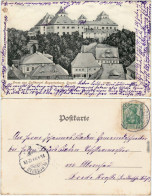 Ansichtskarte Augustusburg Erzgebirge Stadt Und Schloss 1902  - Augustusburg