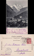 Ansichtskarte Interlaken Blick Auf Die Stadt 1905  - Other & Unclassified