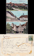 Strehla (Elbe) 3 Bild: Schloß, Schloßstraße Und Panorama 1915  - Autres & Non Classés