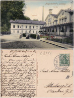 Ansichtskarte Liegau-Augustusbad-Radeberg Partie Am Badehaus 1911  - Radeberg
