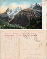 Mürren Gesamtansicht Mit Eiger, Mönch Und Jungfrau Kanton Bern  1905 - Other & Unclassified