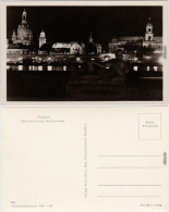 Ansichtskarte Innere Altstadt-Dresden Bei Nacht - Panorama 1956  - Dresden
