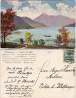 Ansichtskarte Bad Wiessee Künstlerkarte Tegernsee 1906 - Bad Wiessee