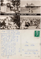 Ahlbeck (Usedom) Strand, Seebrücke, Bungalow 1969 - Other & Unclassified