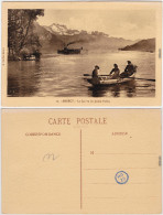 Annecy Le Lac Vu Du Jardin Public Haute-Savoie CPA Ansichtskarte 1932 - Autres & Non Classés